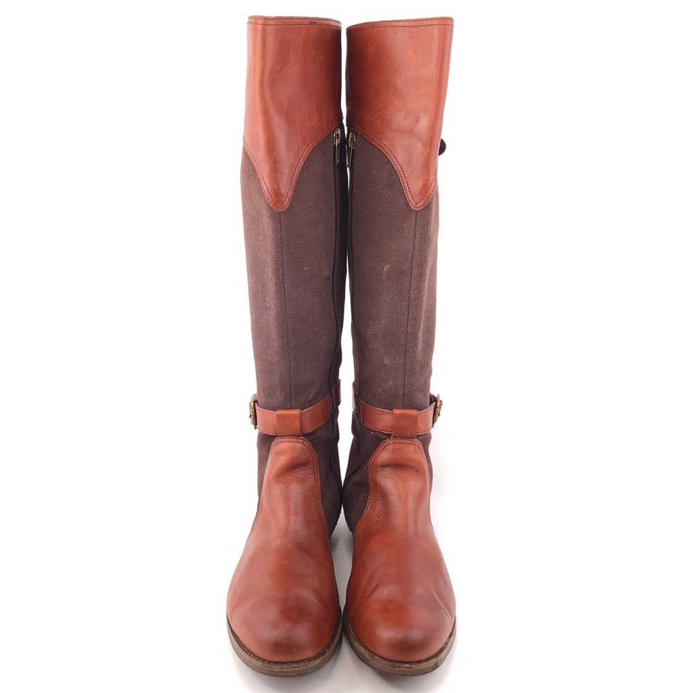 Patagonia Addie Rider Brown Leather Tall Riding Boots 9.5 - Picture 4 of 16